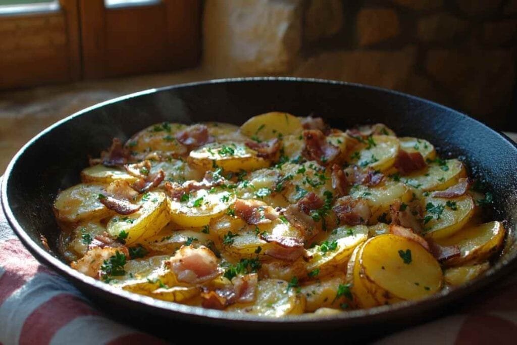 La recette de la truffade : le plat réconfortant emblématique de l’Aubrac